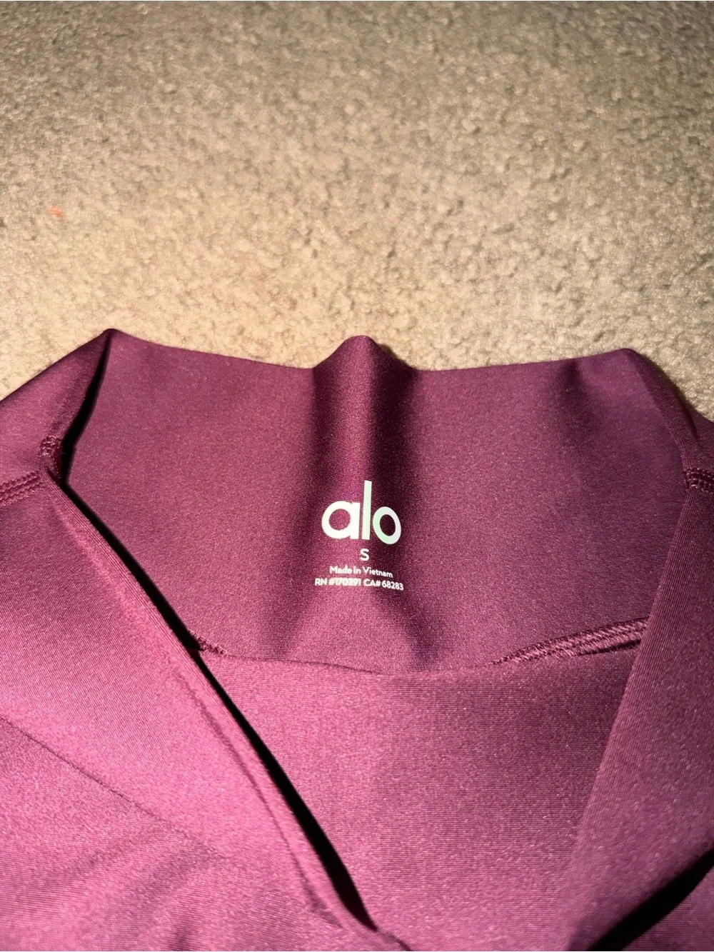 ALO Yoga High-Rise Burgundy Women’s Airlift Shorts